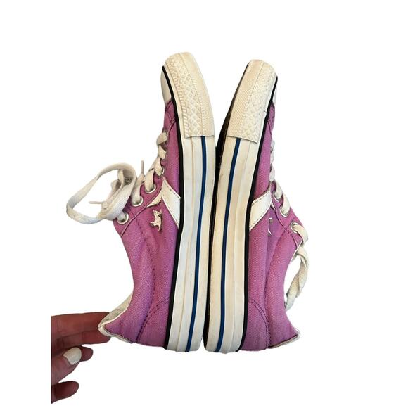 Converse Star Player OX Purple White Low Top Shoes Mens Size 4.5 Sneaker 128651F - Picture 12 of 15
